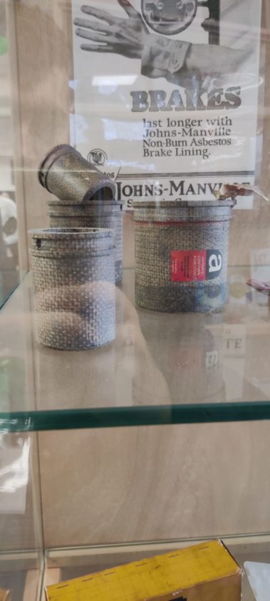 boquillas de tubo con amianto