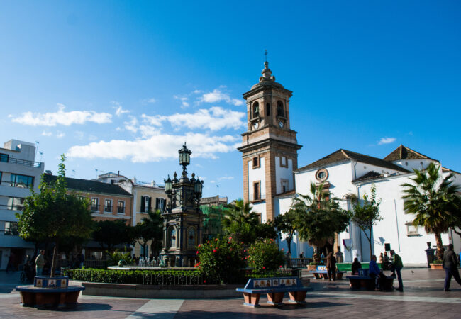 Plaza Alta general Vista de la Plaza Alta General de Algeciras.