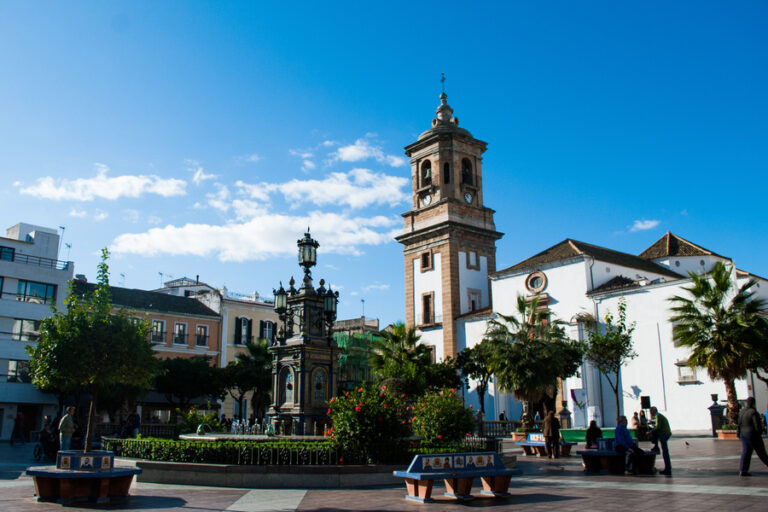 Plaza Alta general Vista de la Plaza Alta General de Algeciras.