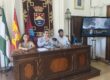 Alcalde de Barbate y Director de la empresa GDA presentan Censo de Amianto en Conferencia de Prensa en este municipio de Cádiz, España