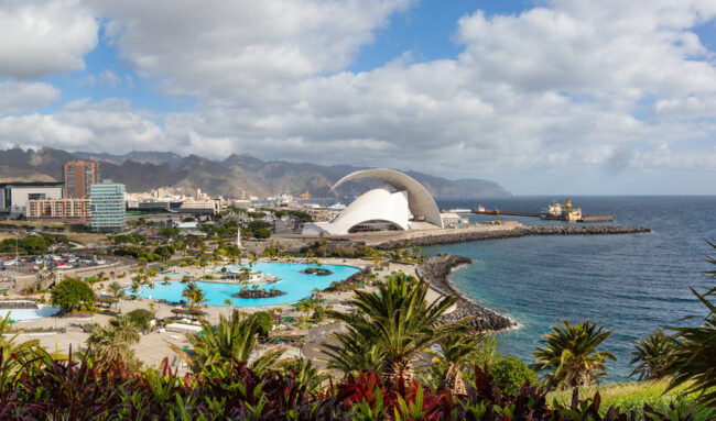 Imagen panorámica de Santa Cruz de Tenerife