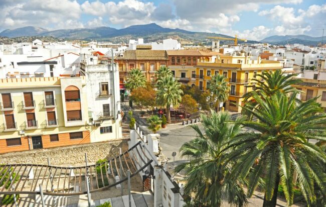 Vista general de la ciudad de Cabra en la provincia de Córdoba, Andalucía, España.