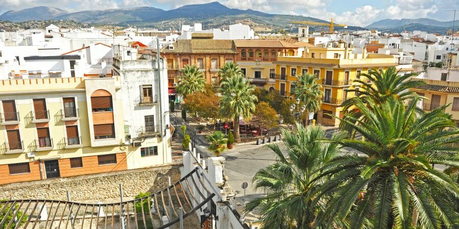 Vista general de la ciudad de Cabra en la provincia de Córdoba, Andalucía, España.